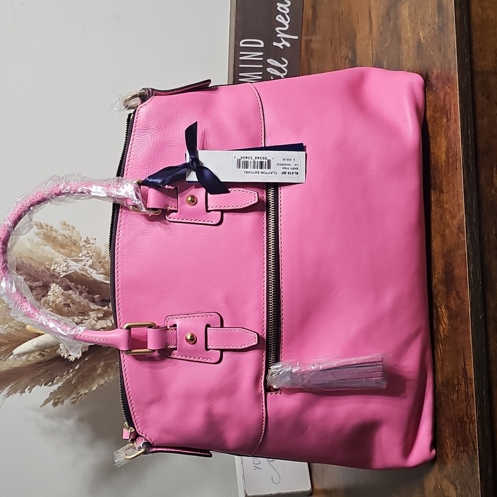 Dooney & Bourke Clayton Satchel Baby Pink - Picture 12 of 12
